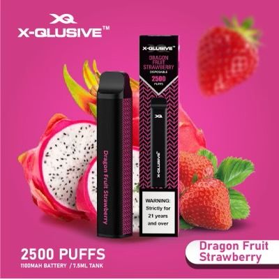 X-QLUSIVE DRAGONFRUIT STRAWBERRY – 2500 PUFFS