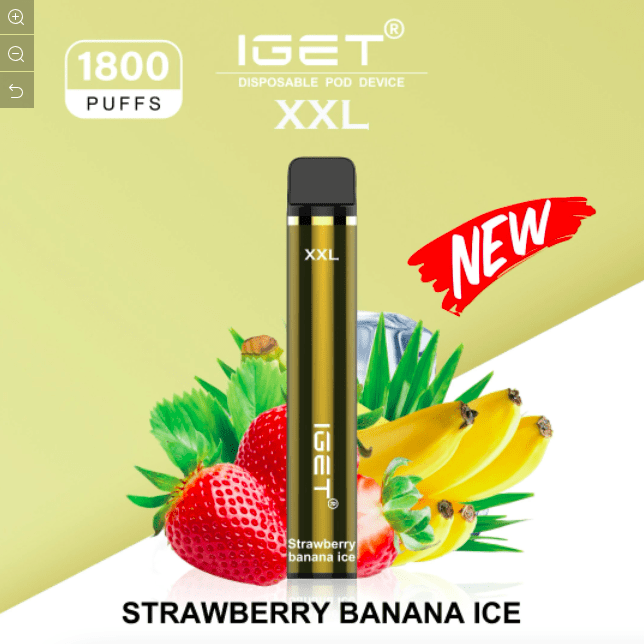 IGET XXL STRAWBERRY BANANA ICE – 1800 PUFFS