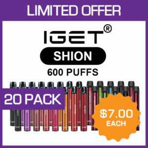 iget vape shion 20 pack