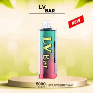 LV BAR - STRAWBERRY KIWI- 5000 PUFFS