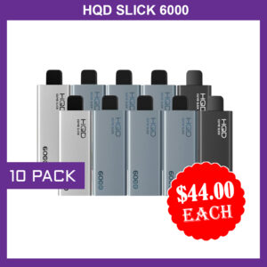 HQD SLICK - 10 PACK- 6000 PUFFS