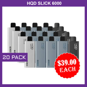 HQD SLICK - 20 PACK- 6000 PUFFS