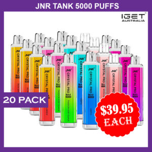 JNR CRYSTAL PRO MAX - 5000 PUFFS - 20 PACK