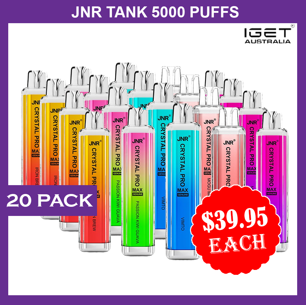 JNR CRYSTAL PRO MAX - 5000 PUFFS - 20 PACK