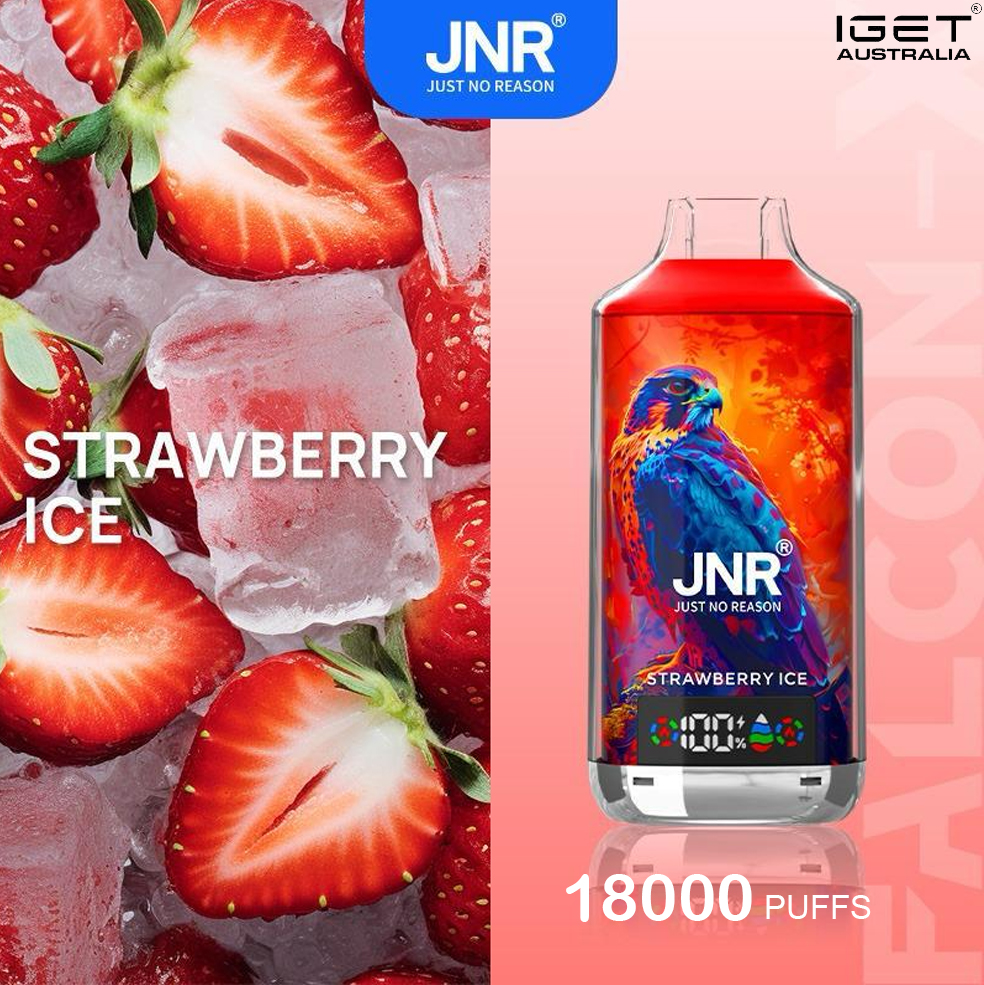 JNR FALCON -X STRAWBERRY ICE - 18000 PUFFS