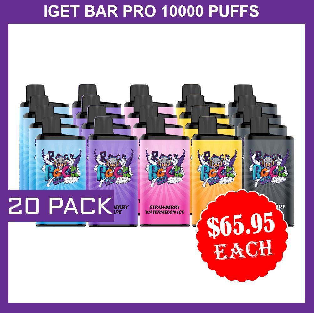 IGET BAR PRO 10000 PUFFS - 20 PACK