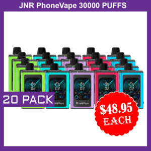 JNR PhoneVape - 20 PACK - 30000 PUFFS