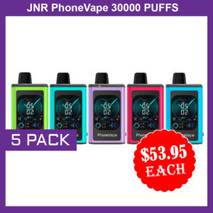 JNR PhoneVape - 5 PACK - 30000 PUFFS