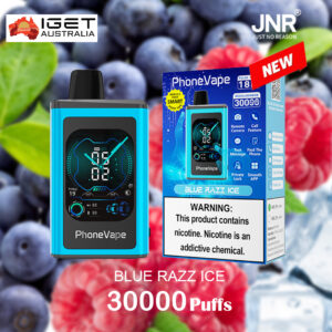 JNR PhoneVape BLUE RAZZ ICE - 30000 PUFFS