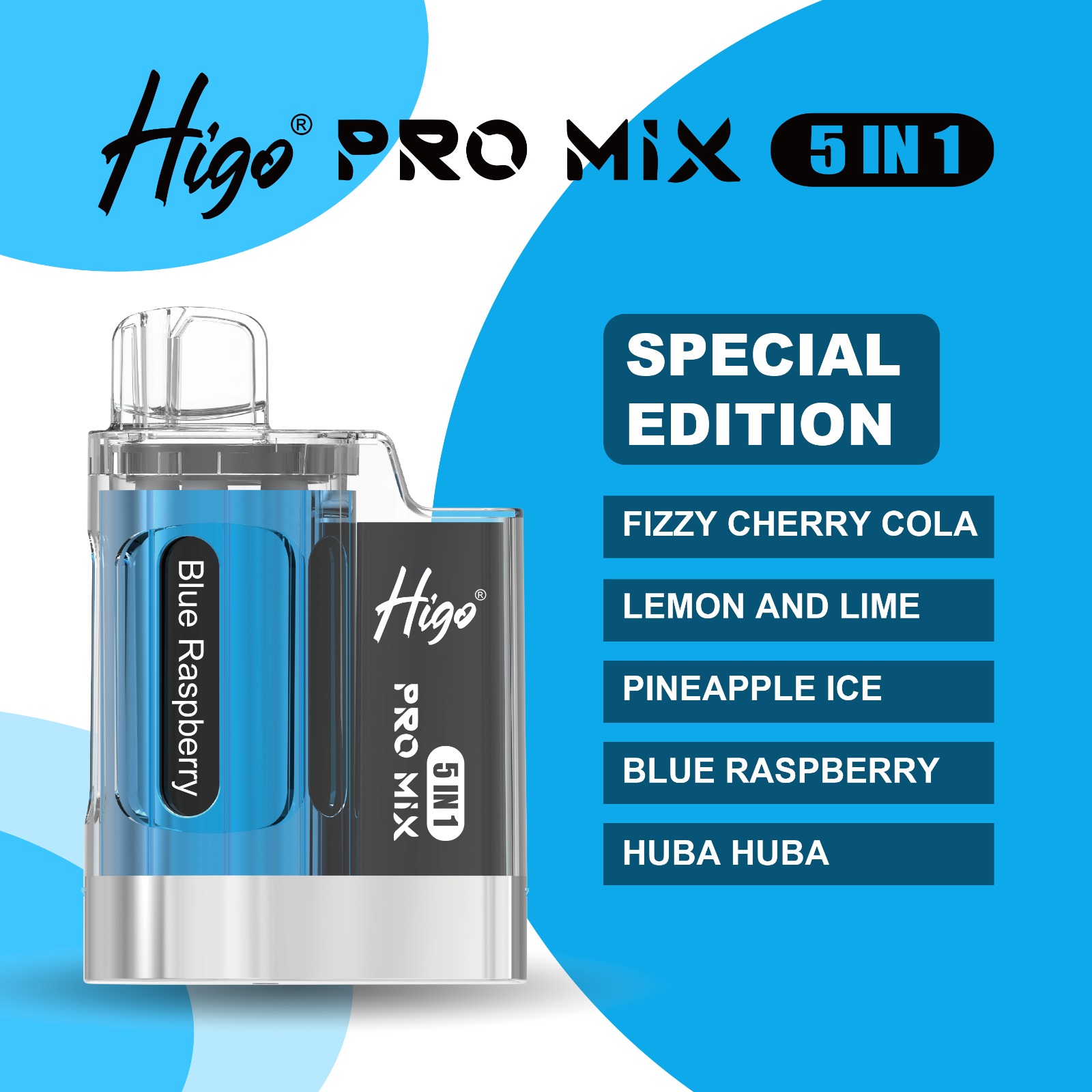 Higo PRO MIX 5 IN 1 - SPECIAL EDITION - 6000 PUFFS