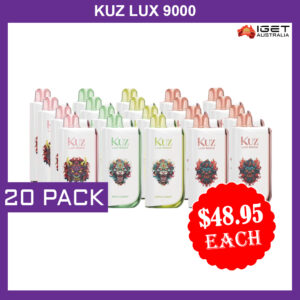 KUZ LUX 9000 PUFFS - 20 PACK