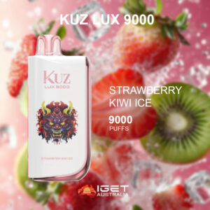 KUZ LUX STRAWBERRY KIWI ICE - 9000 PUFFS