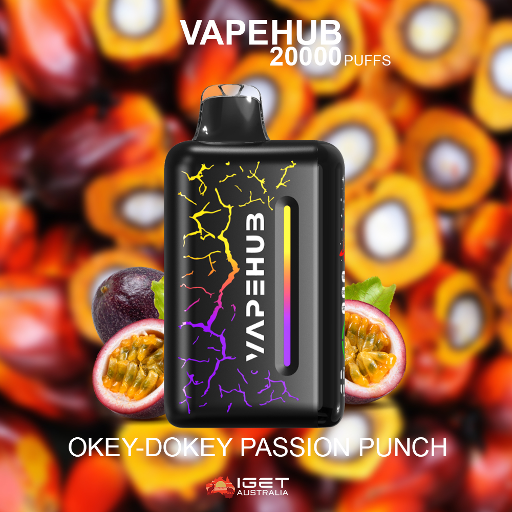 VAPEHUB OKEY-DOKEY PASSION PUNCH - 20000 PUFFS