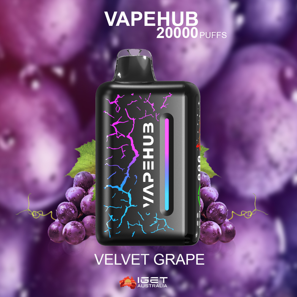 VAPEHUB VELVET GRAPE - 20000 PUFFS