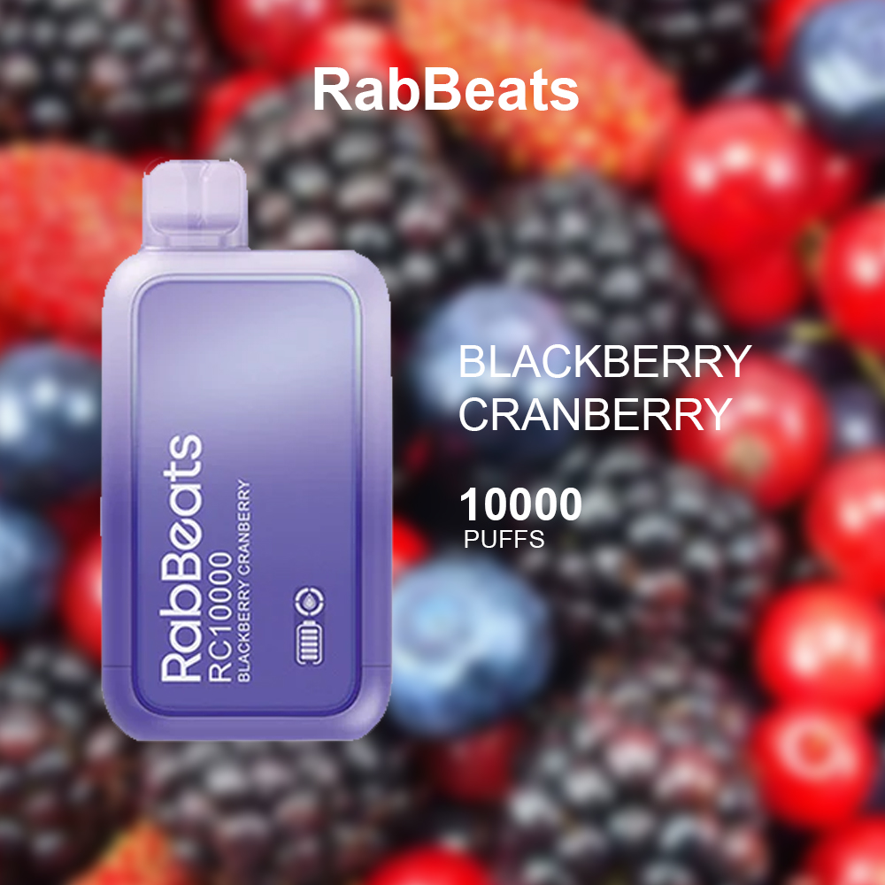 RABBEATS BAR BLACKBERRY CRANBERRY - 10000 PUFFS