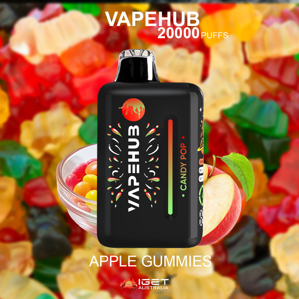 VAPEHUB APPLE GUMMIES - 20000 PUFFS
