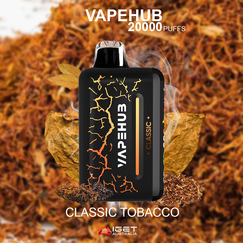 VAPEHUB CLASSIC TOBACCO - 20000 PUFFS