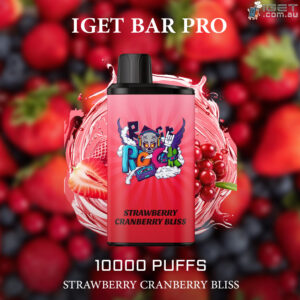 IGET BAR PRO STRAWBERRY CRANBERRY BLISS - 10000 PUFFS