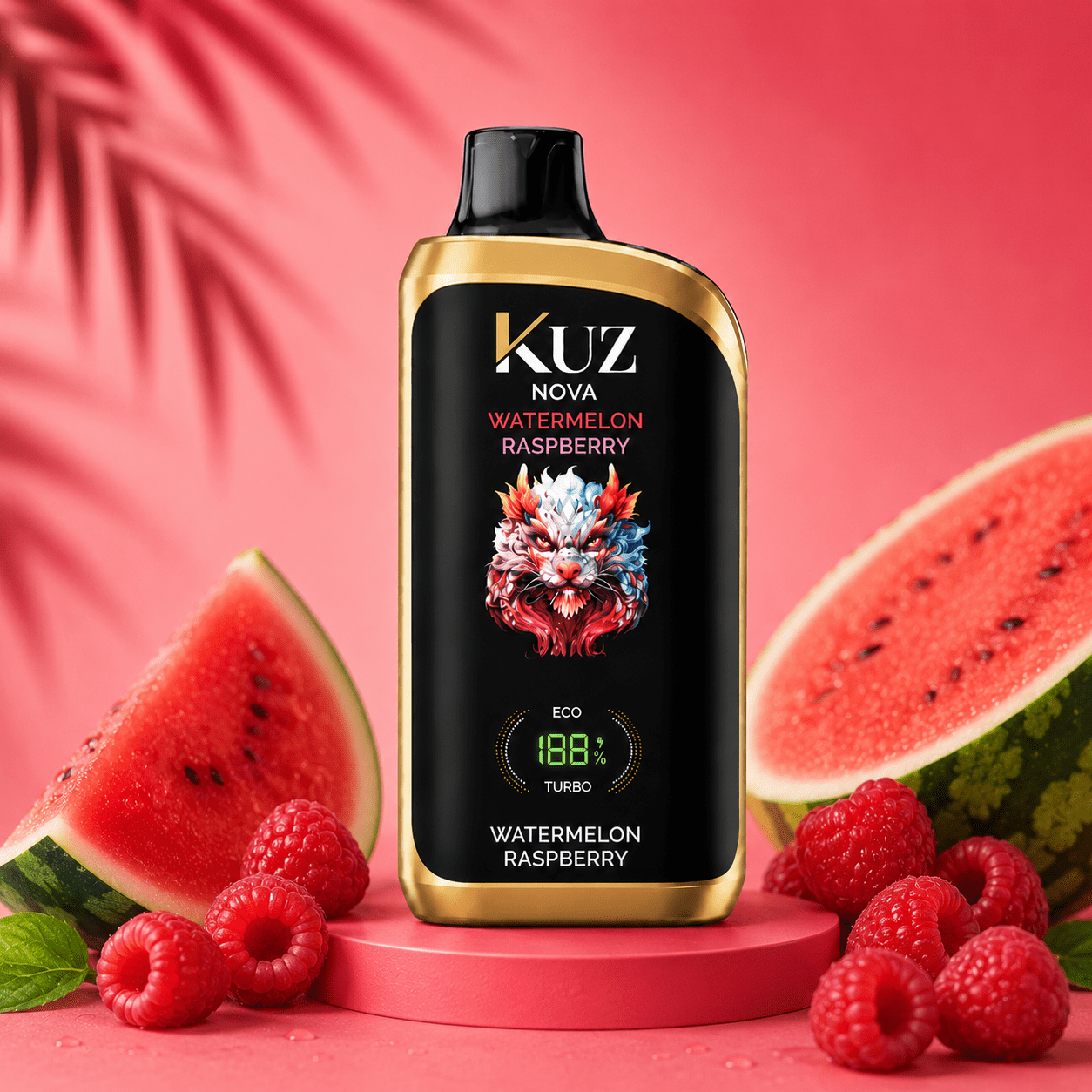 KUZ NOVA WATERMELON RASPBERRY - 16000 PUFFS
