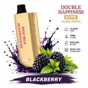 DOUBLE HAPPINESS HYPE BLACKBERRY - 12000 PUFFS